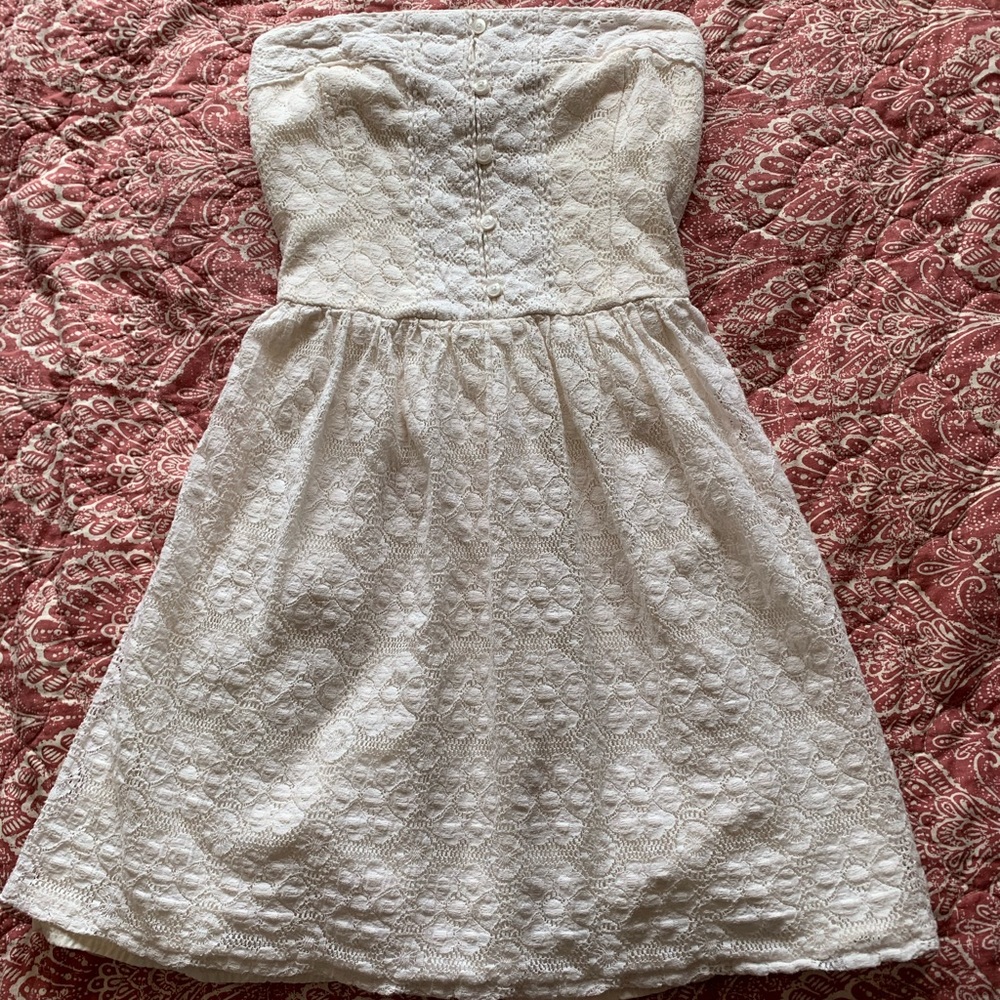 Abercrombie and Fitch Cream Lace XS Sundress